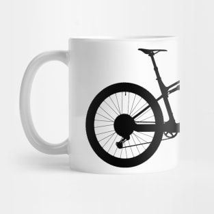 Canyon Lux Mountain Bike Silhouette Mug